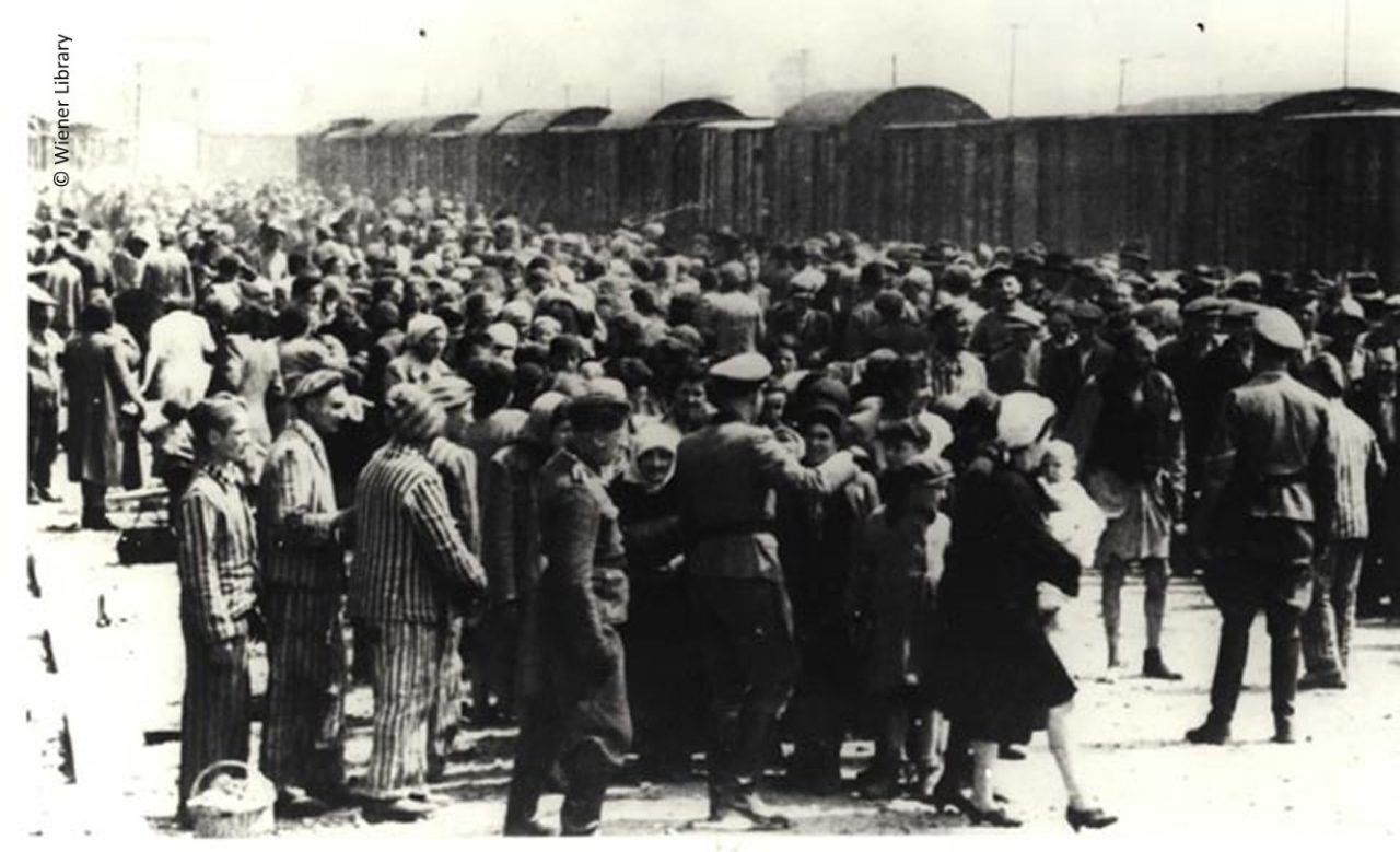 Arrival and selection at the ramp at Auschwitz