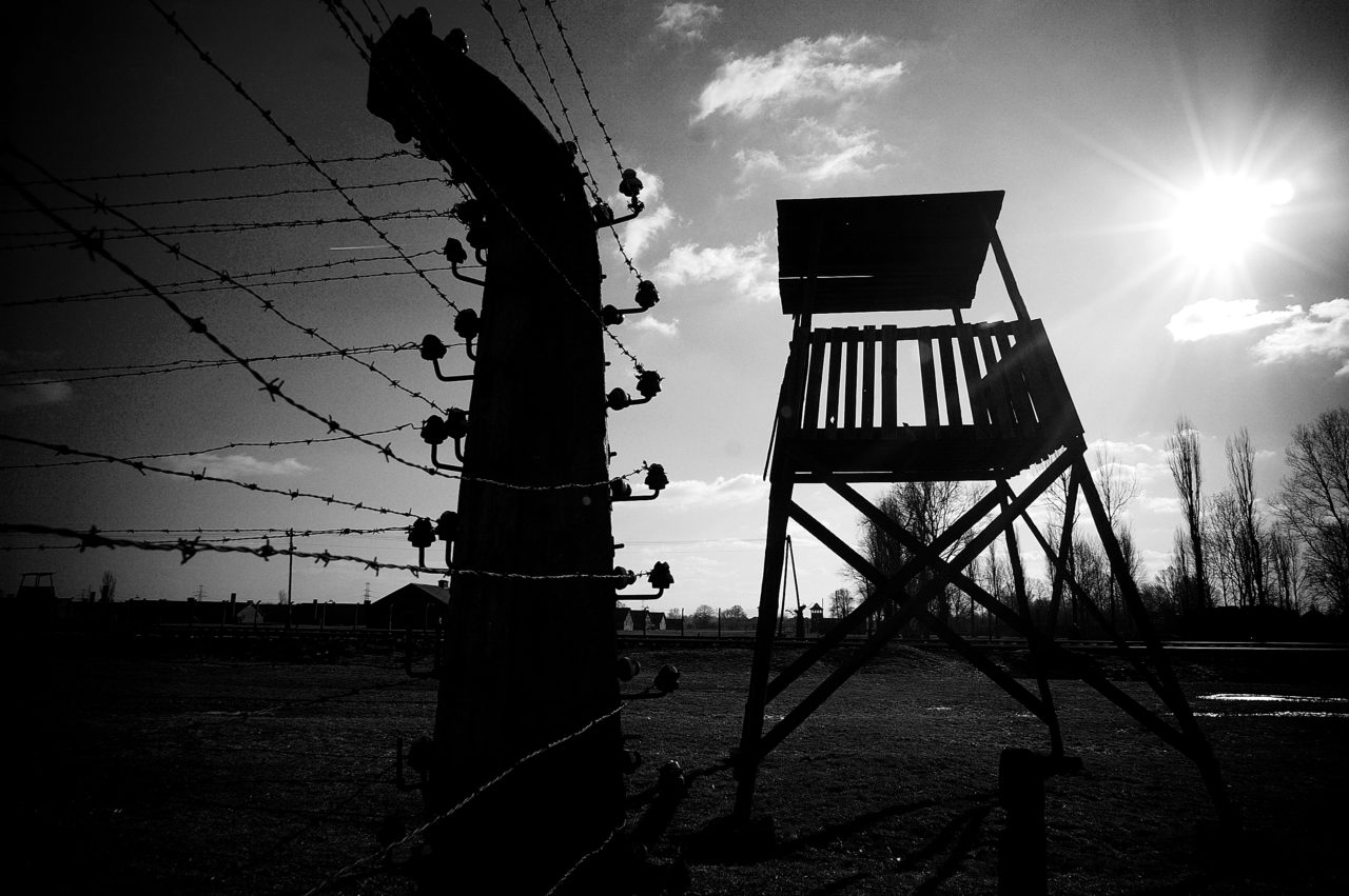 Auschwitz watchtower © Bill Hunt