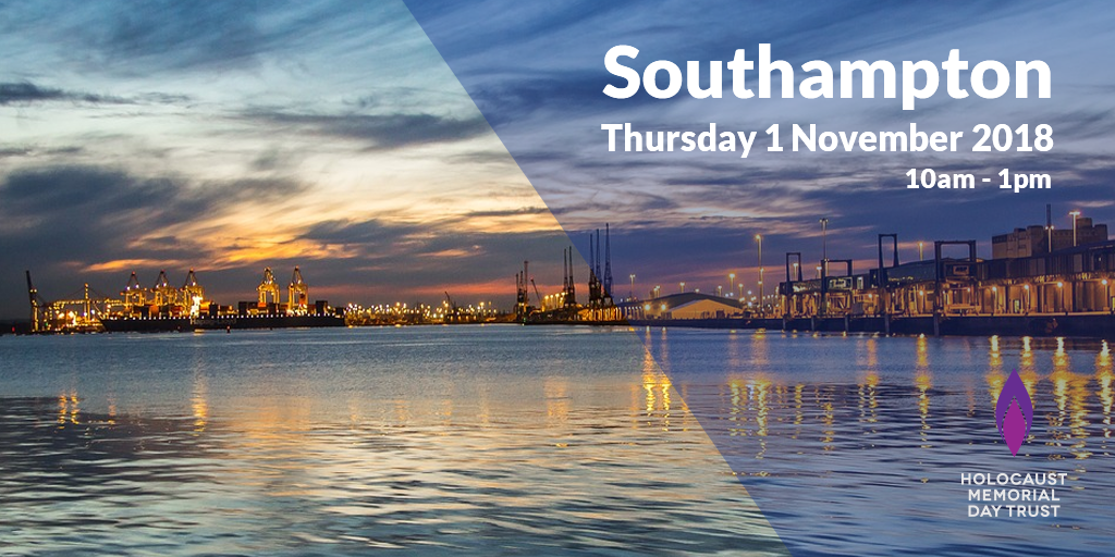 Holocaust Memorial Day Trust Southampton Workshop