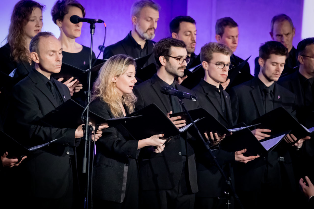 The Fourth Choir (a LGBT choir) performed Even When He is Silent and Somewhere Over the Rainbow.