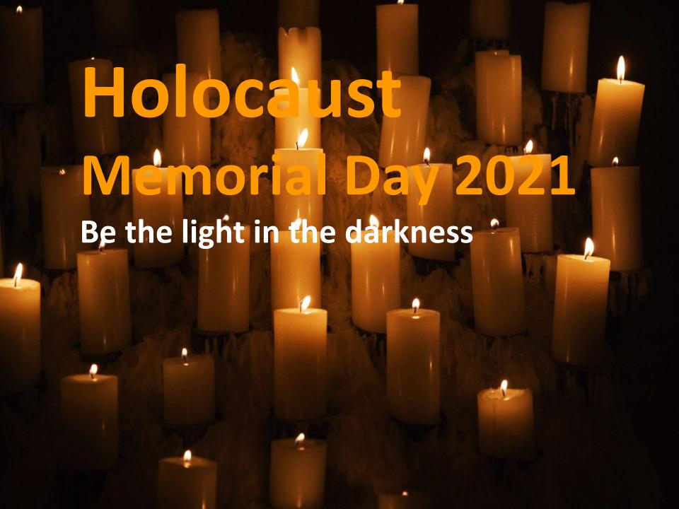 Hackney's Holocaust Memorial Day: Be the light in the darkness