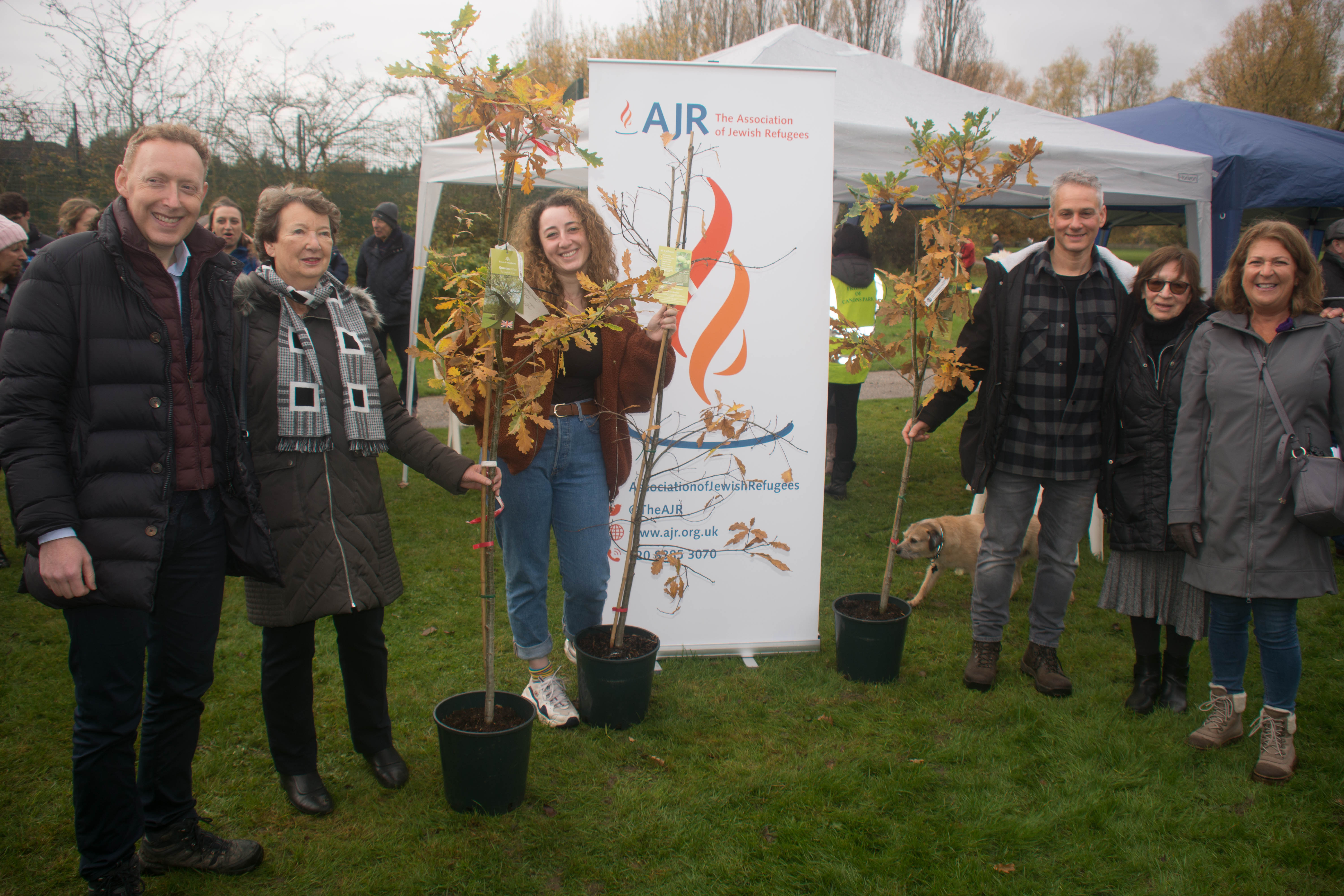 planting of a memorial oak tree