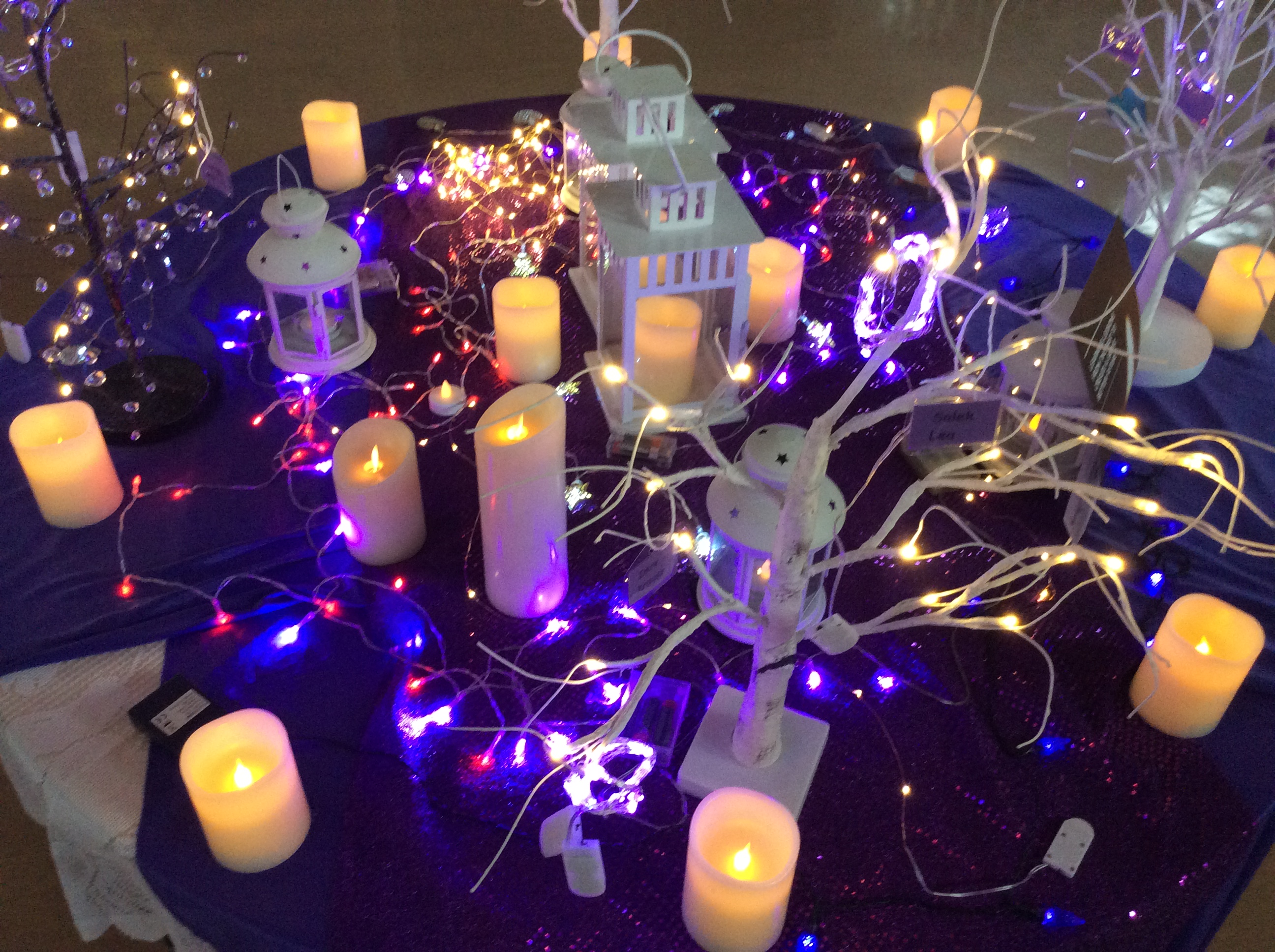 Southcraig School Memory Lights display