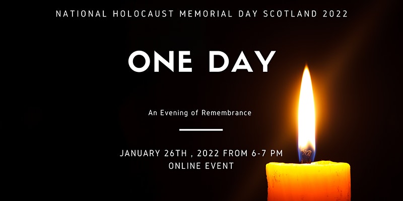 Scottish National Holocaust Memorial Ceremony