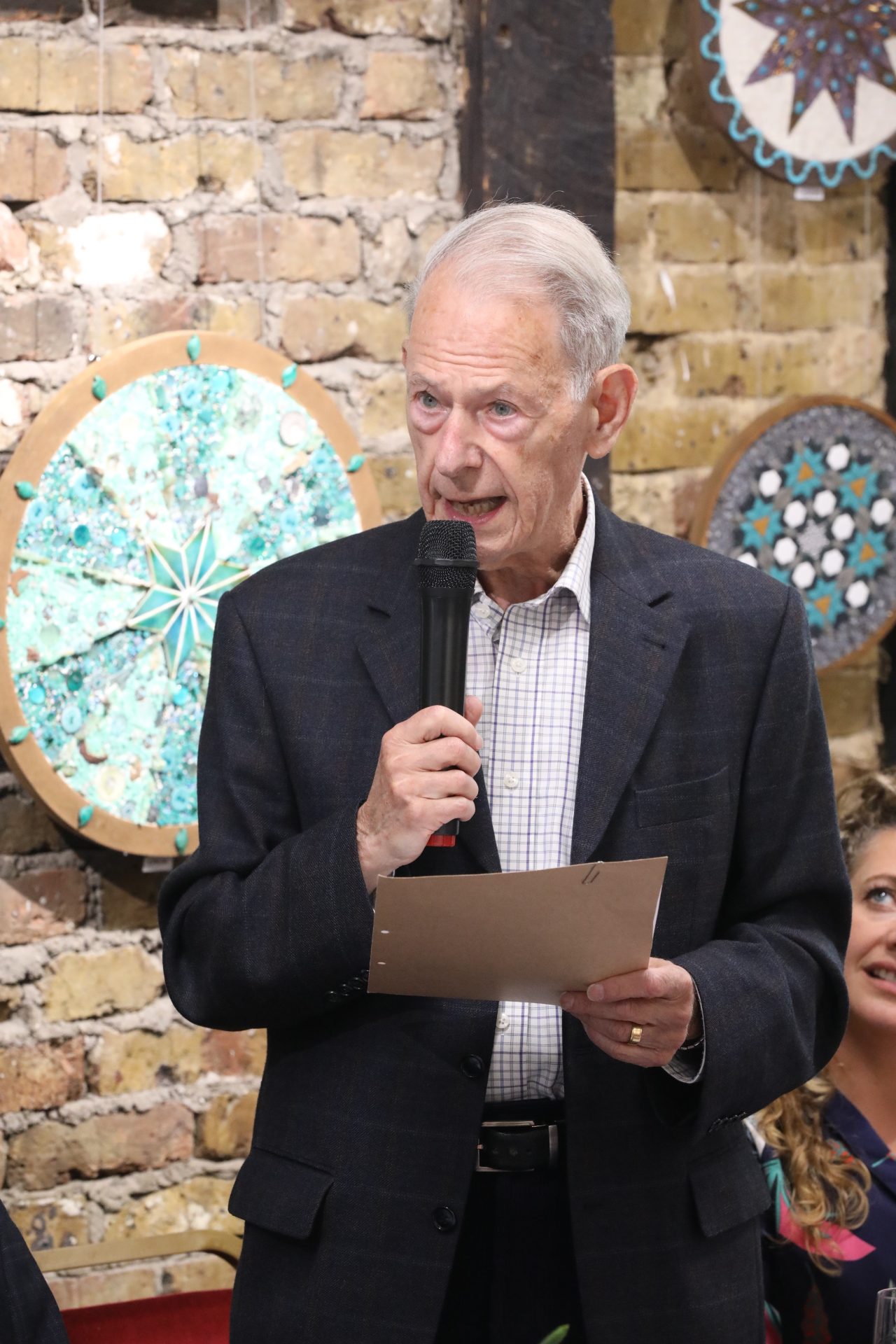 John Hajdu MBE, survivor of the Holocaust, spoke about his experience of arriving in the UK as a refugee