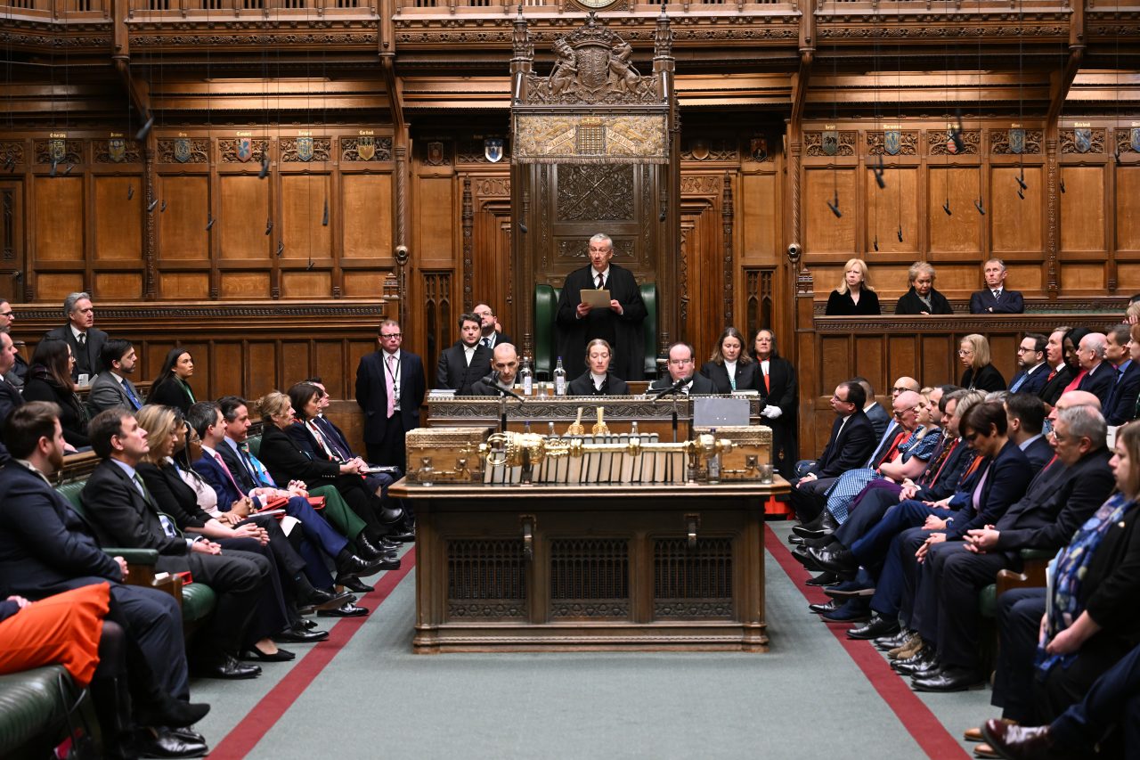 Sir Lindsay Hoyle, the Speaker of the House of Commons, addresses MPs ©UK Parliament/Jessica Taylor