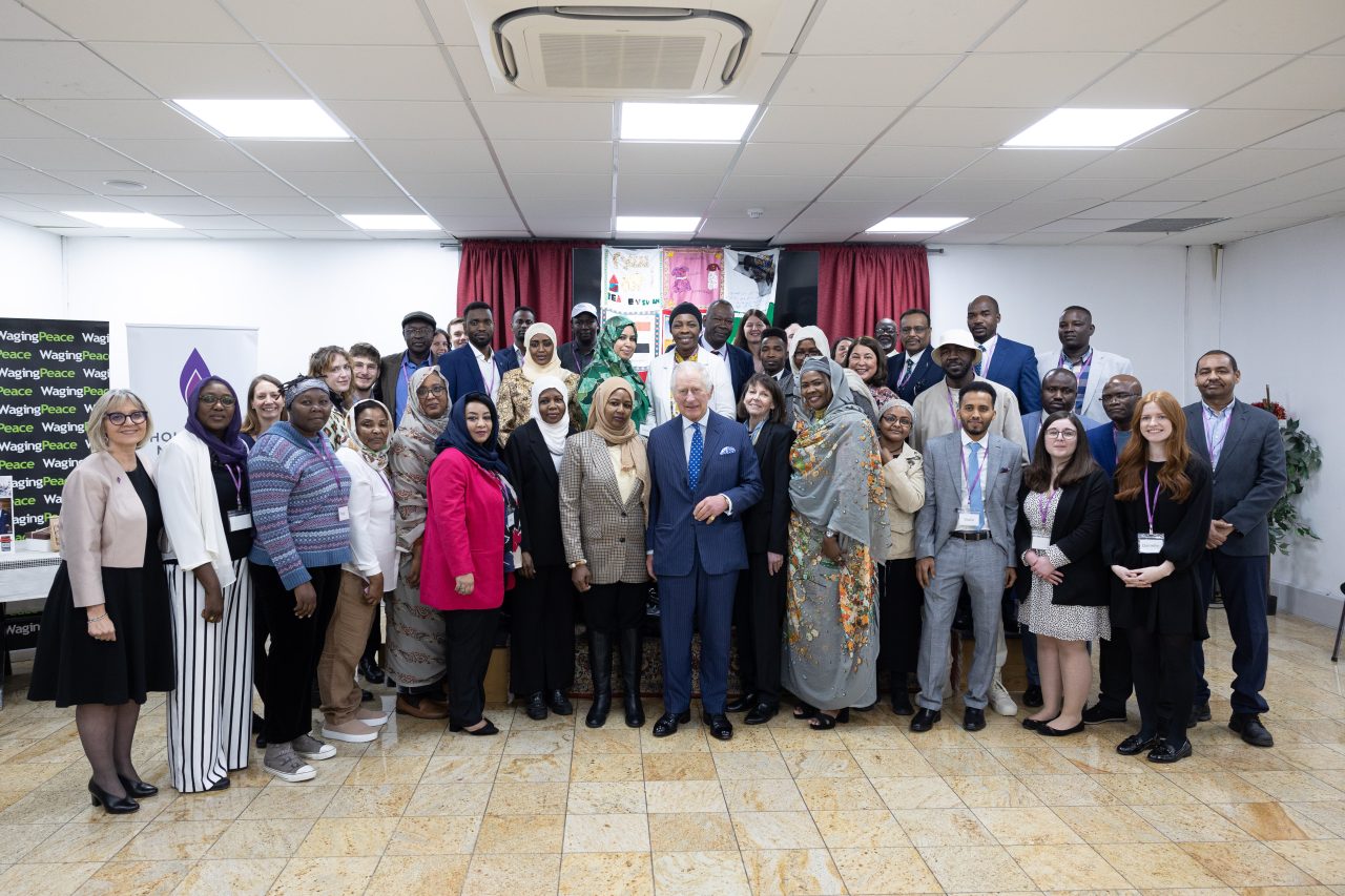 King Charles III meets with Sudanese community