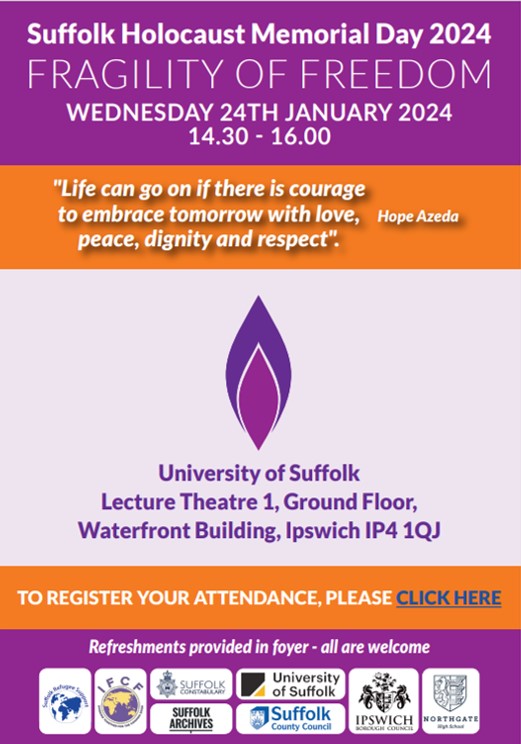 Ipswich Faith and Community Forum - University Event with Speakers - HMD 2024