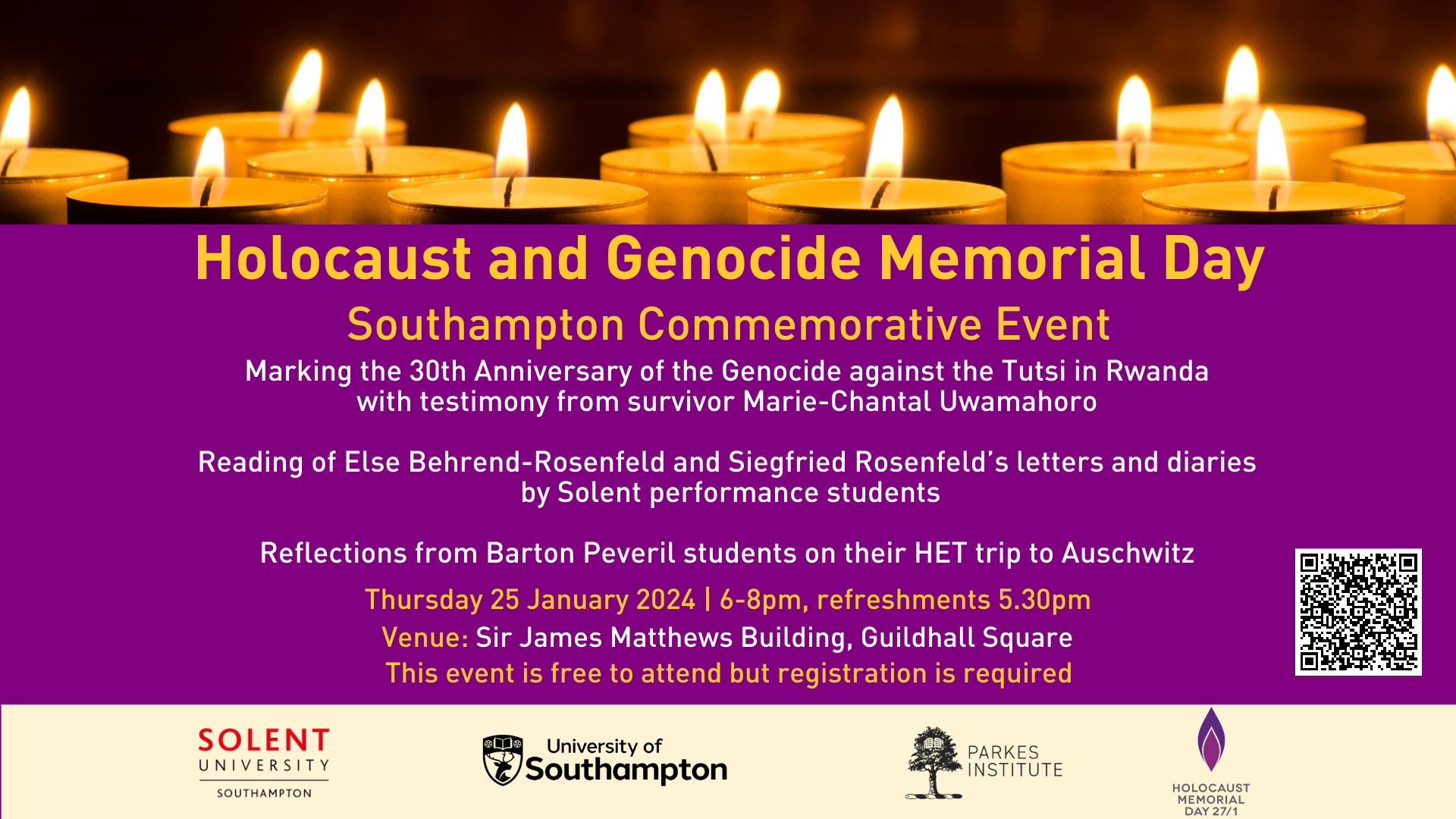 University of Southampton – Commemorative Event – HMD 2024