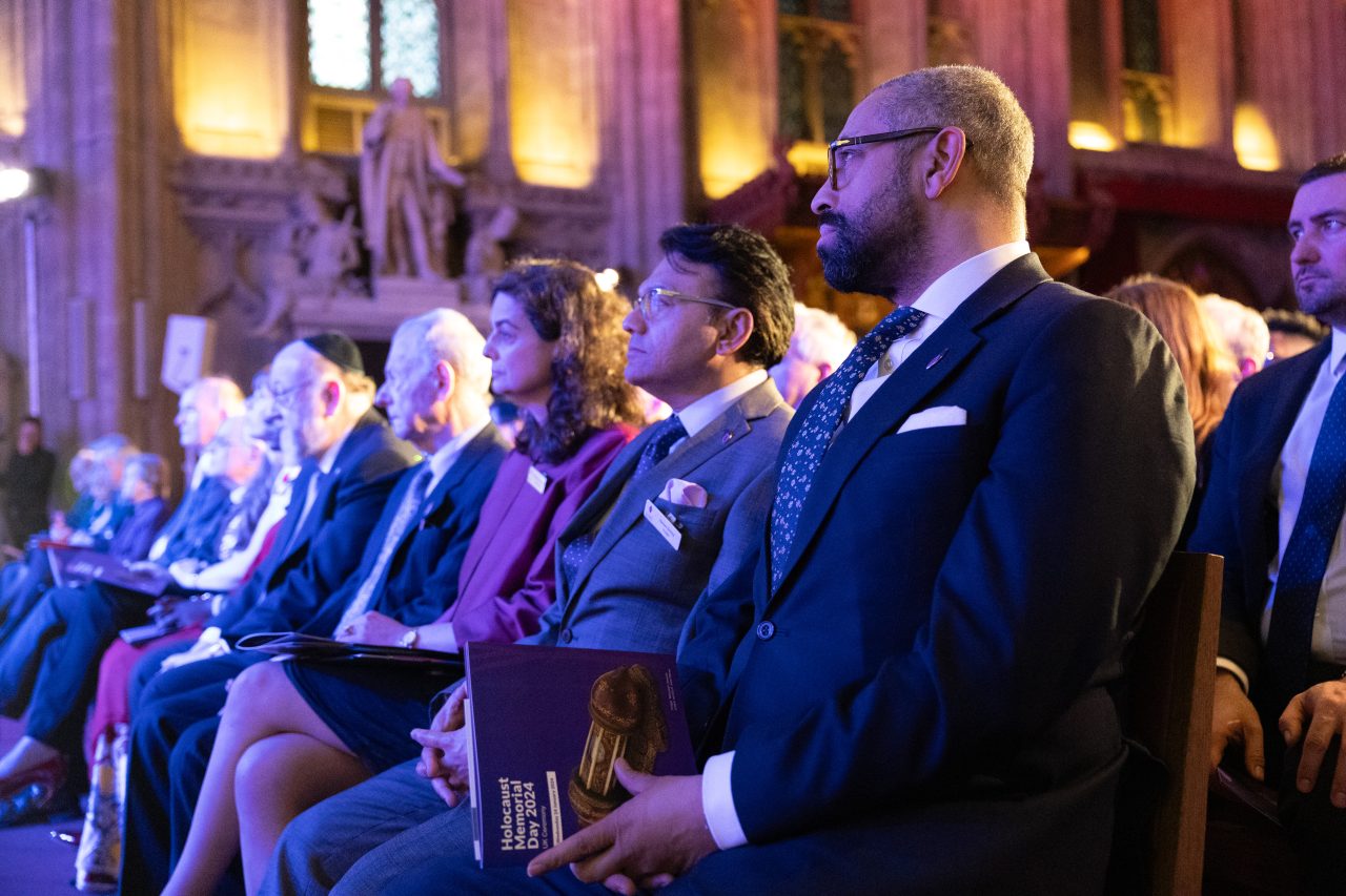 Guests watch the Ceremony © The Holocaust Memorial Day Trust / Sam Churchill